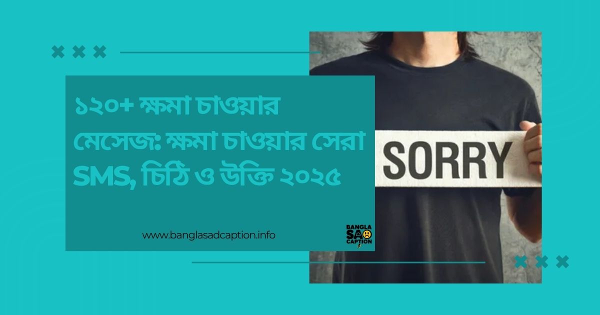 ক্ষমা চাওয়ার মেসেজ