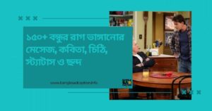 বন্ধুর রাগ ভাঙ্গানোর মেসেজ