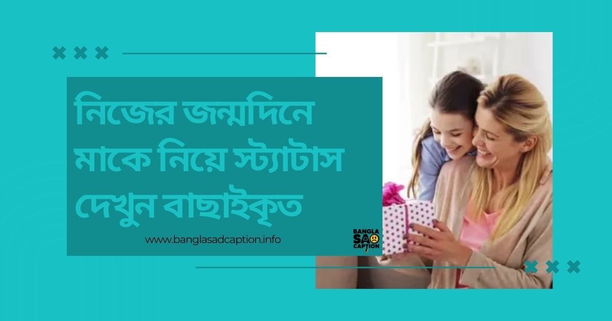 নিজের জন্মদিনে মাকে নিয়ে স্ট্যাটাস দেখুন বাছাইকৃত